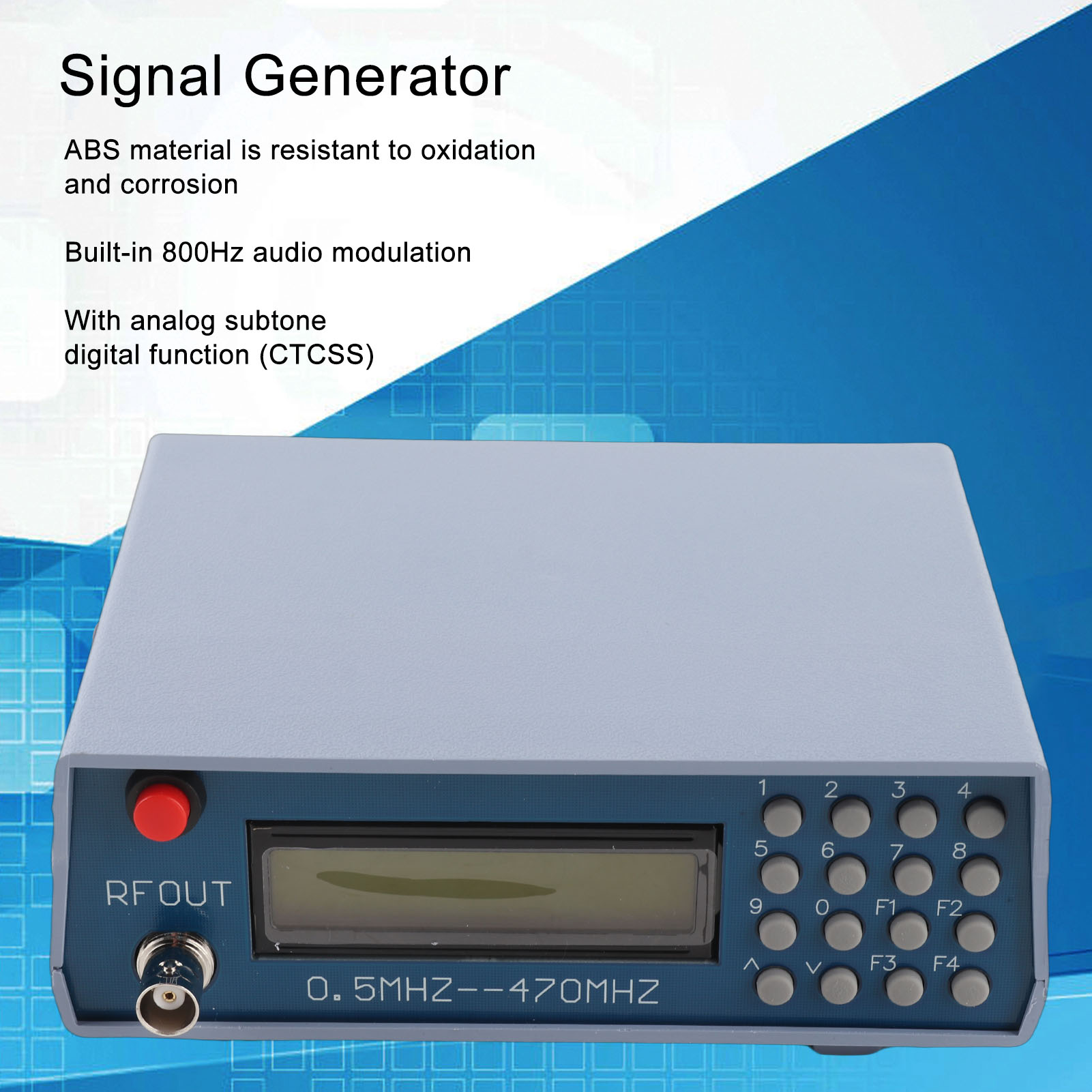 مولد إشارات متعدد الوظائف، مول - مراجعة Rf Signal Generator 0.5Mhz To 470Mhz وسعره